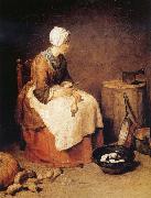 Jean Baptiste Simeon Chardin The Kitchen Maid oil painting artist
